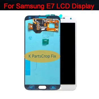 SAMSUNG GALAXY E7 LCD E700 Ekranas E700F E700H E700M Jutiklinis Ekranas skaitmeninis keitiklis Asamblėjos Pakeisti 5.5