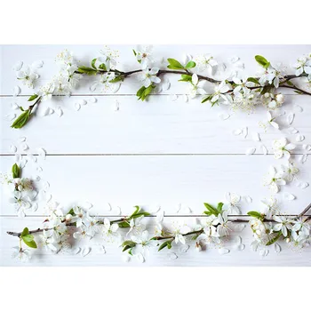 SHENGYONGBAO Vinilo Custom, Fotografija Backdrops Gėlių ir medienos Lentos Temą Fotografijos Fone DST-1011