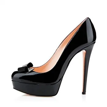 SHOFOO batus,Mados ponios batai, lakinės odos, apie 14.5 cm aukštakulniai,moteriški batai, skirti keturis sezonus. DYDIS:34-45