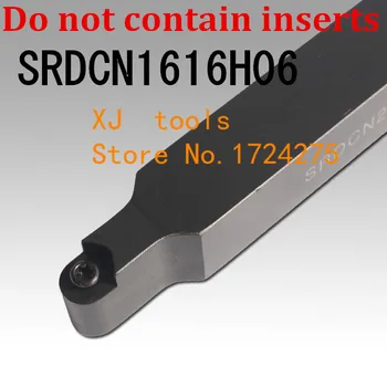 SRDCN1616H06 16*16*100MM Metalo Staklės, Pjovimo Įrankiai, Tekinimo Staklės, CNC Tekinimo Įrankiai, Išorės Tekinimo Įrankio Laikiklis S-Type SRDCN