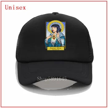 Saint Mia skaitalas spausdinimo beisbolo kepuraitę Vyrų rinktinėje moterų rinktinėje Vasaros Tendencija Bžūp Jaunimo Joker saulės skrybėlę Paplūdimio Skydelis skrybėlę užsakymą skrybėlę