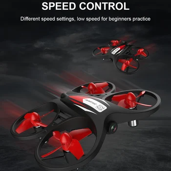 Siųstuvas Mini Quadcopter Drone WIFI HD 720P Nuotolinio Valdymo Plokštumos Žaislas ND998