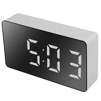 Skaitmeninis Naktiniai LED Laikrodis-Žadintuvas Laiko Atidėjimo Žiūrėti Laikrodis Miegamojo Puošmena
