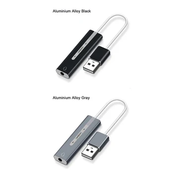 USB Ausines Dviejų-In-Vieną Žaidimą-Konkrečių 3.5 mm Stereo Audio Garso Kortelių Adapterį