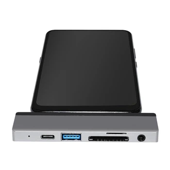 USB C Hub su 4K HDMI suderinamus Adapteris su USB-C PD TF, SD, USB 3.0 3.5 mm Jack Port USB C Tipo Dock for iPad Pro Macbook Pro/Air