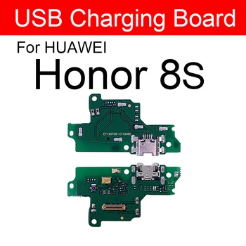 USB Įkroviklio Kištuko Lizdas Valdybos Huawei Honor 8S 9C 9X X10 Pro Premium Usb Įkrovimo lizdas Doko Jungtis, Flex Kabelis Pakeitimo