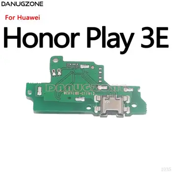 USB Įkrovimo Dokas Uosto Lizdas Jack Plug Jungtis baterijos Valdybos Flex Kabelis Huawei Honor Žaisti 3 3E