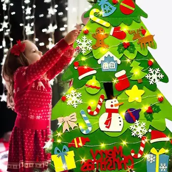 Vaikai PASIDARYK pats Jaučiau, Kalėdų Eglutė Linksmų Kalėdų Dekoracijos Namų Navidad 2021 Naujųjų Metų Dovanos Kalėdos X mas Papuošalai Kalėdų Senelis