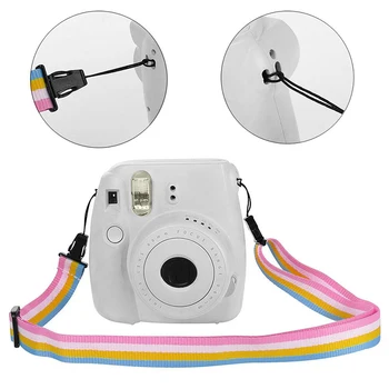 Vaizdo kameros Aiškiai Kietojo PVC Padengti su Diržu, Fujifilm Instax Mini 9/8/8+ DU55