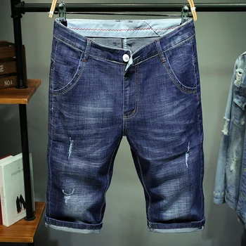 Vasaros 2020 nauji vyriški trumpas ruožas džinsai mados tendencija atsitiktinis slim-fit ruožas džinsinio šortai vyriški aukštos kokybės penkių taškų kelnės