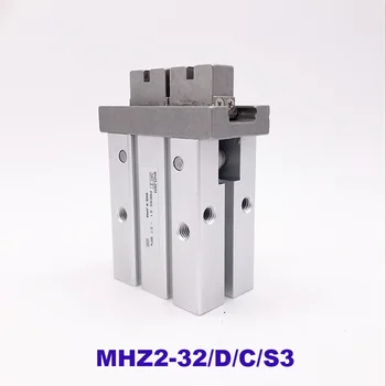 Vienodo tipo pirštų dvigubo veikimo oro gripper pneumatinio cilindro 32mm MHZ2-32D3 MHZ2-32S/C3 SMC tipo gnybtus vieno veikiančio cilindro