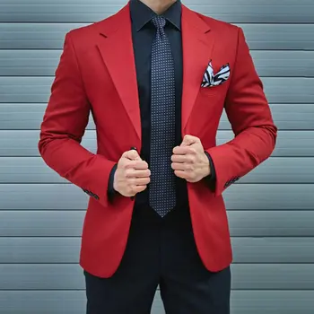 Vėliau Kailio Kelnes Dizaino Raudona Prom Kostiumai Mens Vestuvių Kostiumai 2019 Jaunikis Tuxedos Vyras Švarkas Vakare Šalis 2 Gabalas Terno Masculino