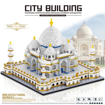 Wonderlife 4019 Vnt Mikro Diamond Blokai Architektūros Plytas Žaislas Pasaulyje Garsaus Tadž Mahal Vaikų Žaislas Suderinama Miestas