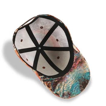 Wuaumx Aukštos Kokybės Atsitiktinis 3D Spausdinimo Beisbolo kepuraitę Moterų Reguliuojamas Beisbolo Kepurę Vyrų Kaulų Snapback Sunkvežimio vairuotojas Hat Didmeninės