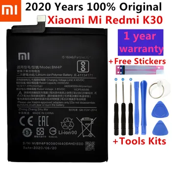 Xiao Mi Originalaus Telefono Baterija BM4P Už Xiaomi Mi Redmi K30 Hongmi K30 Autentiški Įkrovimo Baterija (akumuliatorius 4500mAh+Įrankiai
