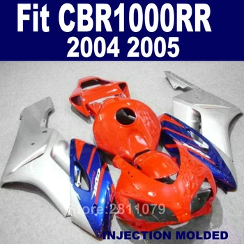 Įpurškimo pelėsių populiariausi lauktuvės komplektas Honda CBR1000RR 04 05 raudona mėlyna mėlyna purvasargiai nustatyti CBR1000RR 2004 m. 2005 m GB46