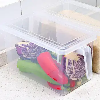 Šaldytuvas Organizatorius Maisto Saugojimo Konteineris Šviežių Saugojimo Dėžutė Atveju, Šaldytuvas Daugkartinio naudojimo Daržovių sandėlys Virtuvė